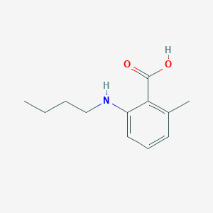molecular formula C12H17NO2 B15430284 2-(Butylamino)-6-methylbenzoic acid CAS No. 90259-49-7