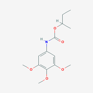 molecular formula C14H21NO5 B15430324 Butan-2-yl (3,4,5-trimethoxyphenyl)carbamate CAS No. 90073-47-5