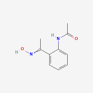 molecular formula C10H12N2O2 B15430378 N-[2-(N-Hydroxyethanimidoyl)phenyl]acetamide CAS No. 89331-43-1