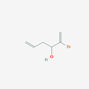 molecular formula C6H9BrO B15430439 2-Bromohexa-1,5-dien-3-OL CAS No. 89448-32-8