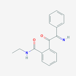 molecular formula C17H16N2O2 B15430535 N-Ethyl-2-[imino(phenyl)acetyl]benzamide CAS No. 90072-47-2