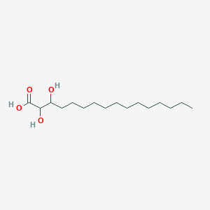 molecular formula C16H32O4 B15430568 2,3-Dihydroxyhexadecanoic acid CAS No. 88591-49-5