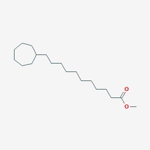 molecular formula C19H36O2 B15430659 Methyl 11-cycloheptylundecanoate CAS No. 88443-85-0