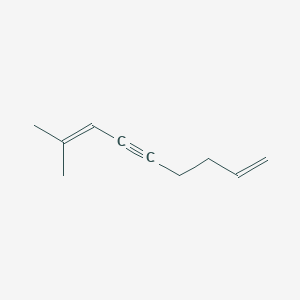 molecular formula C10H14 B15430823 8-Methylnona-1,7-dien-5-yne CAS No. 89454-85-3