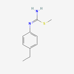 molecular formula C10H14N2S B15430844 methyl N'-(4-ethylphenyl)carbamimidothioate CAS No. 88352-37-8