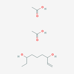 molecular formula C13H26O6 B15430914 Acetic acid;non-1-ene-3,7-diol CAS No. 88453-54-7