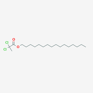 molecular formula C19H36Cl2O2 B15431017 Hexadecyl 2,2-dichloropropanoate CAS No. 89876-44-8