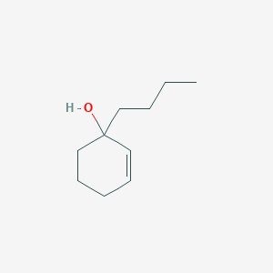 molecular formula C10H18O B15431045 1-Butyl-2-cyclohexen-1-ol CAS No. 88116-46-5