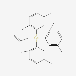 molecular formula C27H32Ge B15431095 Tris(2,5-dimethylphenyl)(prop-2-en-1-yl)germane CAS No. 88259-33-0