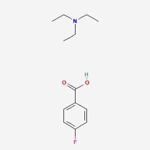 molecular formula C13H20FNO2 B15431232 N,N-diethylethanamine;4-fluorobenzoic acid CAS No. 89423-20-1