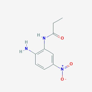 molecular formula C9H11N3O3 B15431430 N-(2-Amino-5-nitrophenyl)propanamide CAS No. 88374-33-8