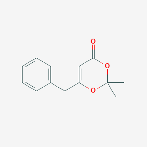molecular formula C13H14O3 B15431516 6-Benzyl-2,2-dimethyl-2H,4H-1,3-dioxin-4-one CAS No. 90062-30-9