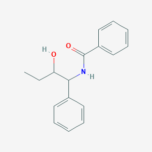 molecular formula C17H19NO2 B15431554 N-(2-Hydroxy-1-phenylbutyl)benzamide CAS No. 88122-93-4