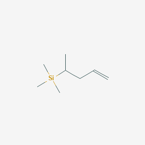 molecular formula C8H18Si B15431566 Trimethyl(pent-4-en-2-yl)silane CAS No. 89811-53-0