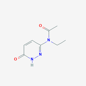 molecular formula C8H11N3O2 B15431609 N-Ethyl-N-(6-oxo-1,6-dihydropyridazin-3-yl)acetamide CAS No. 88259-86-3