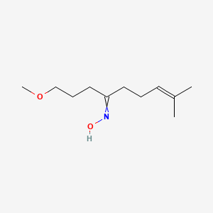 molecular formula C11H21NO2 B15431662 N-(1-Methoxy-8-methylnon-7-EN-4-ylidene)hydroxylamine CAS No. 89849-58-1