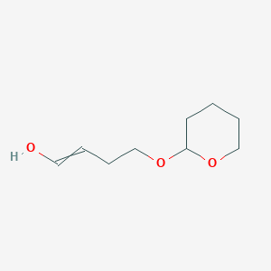 molecular formula C9H16O3 B15431677 4-[(Oxan-2-yl)oxy]but-1-en-1-ol CAS No. 88055-60-1