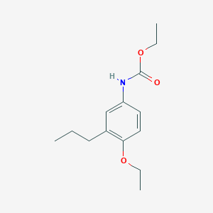 molecular formula C14H21NO3 B15431748 Ethyl (4-ethoxy-3-propylphenyl)carbamate CAS No. 88715-43-9