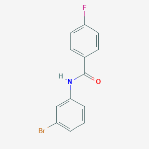 molecular formula C13H9BrFNO B154318 n-(3-Bromophenyl)-4-fluorobenzamide CAS No. 1978-81-0