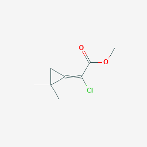 molecular formula C8H11ClO2 B15431841 Methyl chloro(2,2-dimethylcyclopropylidene)acetate CAS No. 89879-15-2