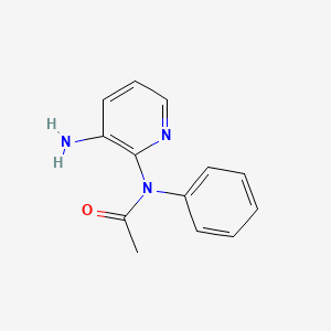 molecular formula C13H13N3O B15432130 N-(3-Aminopyridin-2-yl)-N-phenylacetamide CAS No. 88369-66-8