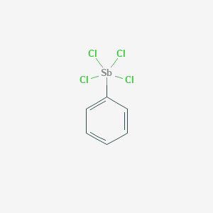 molecular formula C6H5Cl4Sb B15432148 Tetrachloro(phenyl)-lambda~5~-stibane CAS No. 87856-03-9