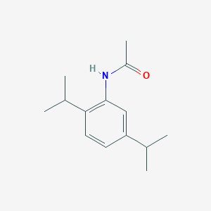 molecular formula C14H21NO B15432177 Acetamide, N-[2,5-bis(1-methylethyl)phenyl]- CAS No. 88702-22-1