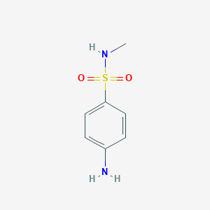molecular formula C7H10N2O2S B154322 4-Amino-N-methylbenzenesulfonamide CAS No. 1709-52-0