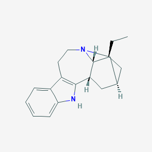 molecular formula C19H24N2 B154323 (2alpha,5beta,6alpha,18beta)-Ibogamine CAS No. 1673-99-0