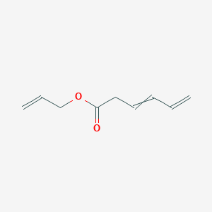 molecular formula C9H12O2 B15432358 Prop-2-en-1-yl hexa-3,5-dienoate CAS No. 87463-33-0