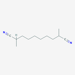 molecular formula C12H20N2 B15432359 2,9-Dimethyldecanedinitrile CAS No. 88691-92-3