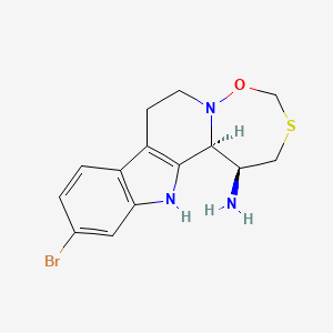 molecular formula C14H16BrN3OS B15432432 Eudistomine K CAS No. 88704-52-3