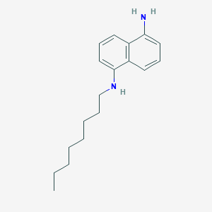 molecular formula C18H26N2 B15432522 N~1~-Octylnaphthalene-1,5-diamine CAS No. 87441-97-2