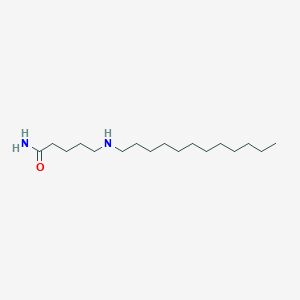 molecular formula C17H36N2O B15432572 5-(Dodecylamino)pentanamide CAS No. 90068-46-5