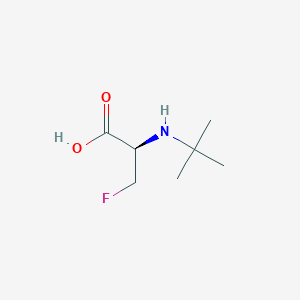 molecular formula C7H14FNO2 B15432657 N-tert-Butyl-3-fluoro-L-alanine CAS No. 88286-21-9