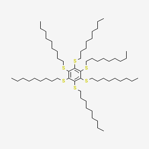 molecular formula C60H114S6 B15432860 Hexakis(nonylsulfanyl)benzene CAS No. 88426-45-3