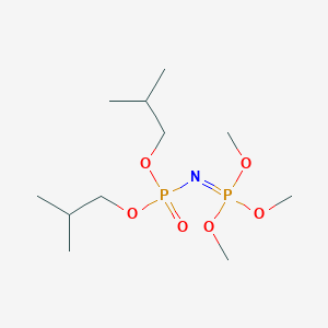 molecular formula C11H27NO6P2 B15432905 Trimethyl N-[bis(2-methylpropoxy)phosphoryl]phosphorimidate CAS No. 87992-71-0