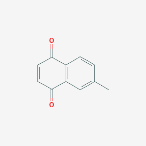 molecular formula C11H8O2 B015433 6-Methyl-1,4-naphthoquinone CAS No. 605-93-6