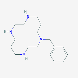 molecular formula C17H30N4 B154330 1-Benzyl-1,4,8,11-tetraazacyclotetradecane CAS No. 132723-93-4