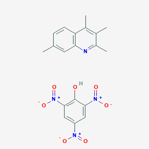 molecular formula C19H18N4O7 B15433016 2,3,4,7-Tetramethylquinoline;2,4,6-trinitrophenol CAS No. 88499-99-4