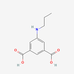 molecular formula C11H13NO4 B15433090 5-(Propylamino)benzene-1,3-dicarboxylic acid CAS No. 88194-05-2