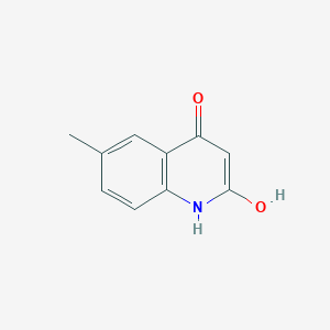 molecular formula C10H9NO2 B154331 6-Methyl-2,4-dihydroxyquinoline CAS No. 1677-44-7
