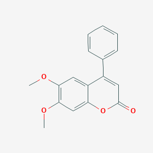 molecular formula C17H14O4 B154333 6,7-Dimethoxy-4-phenylcoumarin CAS No. 1857-05-2