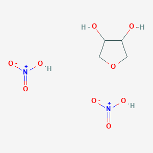 molecular formula C4H10N2O9 B15433518 Nitric acid--oxolane-3,4-diol (2/1) CAS No. 88097-96-5