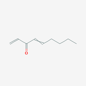 molecular formula C9H14O B15434334 Nona-1,4-dien-3-one CAS No. 84118-55-8