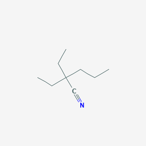 molecular formula C9H17N B15434583 2,2-Diethylpentanenitrile CAS No. 80606-30-0