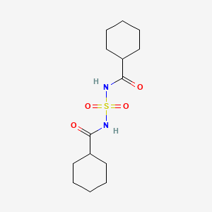 molecular formula C14H24N2O4S B15434810 N,N'-Sulfonyldicyclohexanecarboxamide CAS No. 85797-18-8