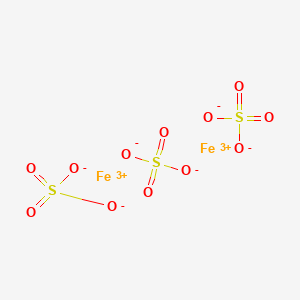 molecular formula Fe2(SO4)3<br>Fe2O12S3 B154349 Ferric sulfate CAS No. 10028-22-5