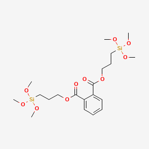 molecular formula C20H34O10Si2 B15435098 Bis[3-(trimethoxysilyl)propyl] benzene-1,2-dicarboxylate CAS No. 79876-66-7
