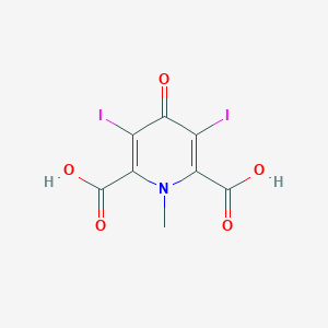 molecular formula C8H5I2NO5 B154352 Iodomethamate CAS No. 1951-53-7